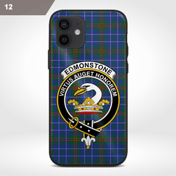 Edmonstone Of Duntreath Clan Badge Tartan Phone Case - Tartan Scottish Crest Phone Case Scottish Plaid Tartan Plaid - ScotsTee - scotstee.com