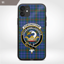 Edmonstone Of Duntreath Clan Badge Tartan Phone Case - Tartan Scottish Crest Phone Case Scottish Plaid Tartan Plaid - ScotsTee - scotstee.com