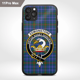 Edmonstone Of Duntreath Clan Badge Tartan Phone Case - Tartan Scottish Crest Phone Case Scottish Plaid Tartan Plaid - ScotsTee - scotstee.com