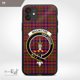 Macintyre Clan Badge Tartan Phone Case - Tartan Scottish Crest Phone Case Scottish Plaid Tartan Plaid - ScotsTee - scotstee.com