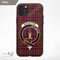 Macintyre Clan Badge Tartan Phone Case - Tartan Scottish Crest Phone Case Scottish Plaid Tartan Plaid - ScotsTee - scotstee.com