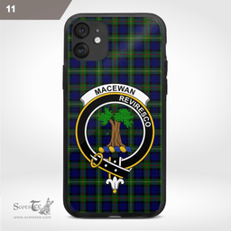 Macewan Clan Badge Tartan Phone Case - Tartan Scottish Crest Phone Case Scottish Plaid Tartan Plaid - ScotsTee - scotstee.com
