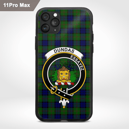 Dundas Clan Badge Tartan Phone Case - Tartan Scottish Crest Phone Case Scottish Plaid Tartan Plaid - ScotsTee - scotstee.com