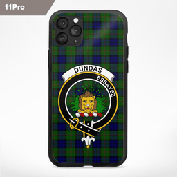 Dundas Clan Badge Tartan Phone Case - Tartan Scottish Crest Phone Case Scottish Plaid Tartan Plaid - ScotsTee - scotstee.com