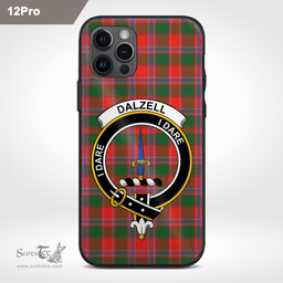 Dalzell Clan Badge Tartan Phone Case - Tartan Scottish Crest Phone Case Scottish Plaid Tartan Plaid - ScotsTee - scotstee.com