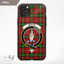 Boyd Clan Badge Tartan Phone Case - Tartan Scottish Crest Phone Case Scottish Plaid Tartan Plaid - ScotsTee - scotstee.com