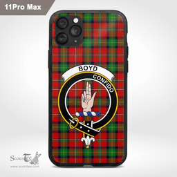 Boyd Clan Badge Tartan Phone Case - Tartan Scottish Crest Phone Case Scottish Plaid Tartan Plaid - ScotsTee - scotstee.com