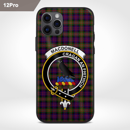 Macdonell Of Glengarry Clan Badge Tartan Phone Case - Tartan Scottish Crest Phone Case Scottish Plaid Tartan Plaid - ScotsTee - scotstee.com