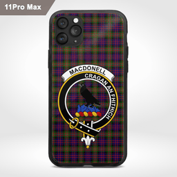Macdonell Of Glengarry Clan Badge Tartan Phone Case - Tartan Scottish Crest Phone Case Scottish Plaid Tartan Plaid - ScotsTee - scotstee.com