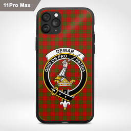 Dewar Clan Badge Tartan Phone Case - Tartan Scottish Crest Phone Case Scottish Plaid Tartan Plaid - ScotsTee - scotstee.com