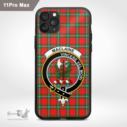 Maclaine Of Lochbuie Clan Badge Tartan Phone Case - Tartan Scottish Crest Phone Case Scottish Plaid Tartan Plaid - ScotsTee - scotstee.com