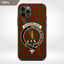 Auchinleck Or Affleck Clan Badge Tartan Phone Case - Tartan Scottish Crest Phone Case Scottish Plaid Tartan Plaid - ScotsTee - scotstee.com