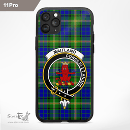 Maitland Clan Badge Tartan Phone Case - Tartan Scottish Crest Phone Case Scottish Plaid Tartan Plaid - ScotsTee - scotstee.com
