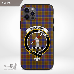 Balfour Clan Badge Tartan Phone Case - Tartan Scottish Crest Phone Case Scottish Plaid Tartan Plaid - ScotsTee - scotstee.com