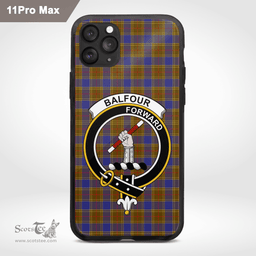 Balfour Clan Badge Tartan Phone Case - Tartan Scottish Crest Phone Case Scottish Plaid Tartan Plaid - ScotsTee - scotstee.com
