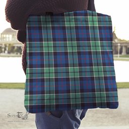 Scottish Leslie Hunting Clan Tartan Tote Bag - Classic