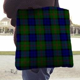 Scottish Dundas Modern 02 Clan Tartan Tote Bag - Classic