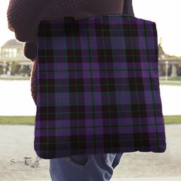Scottish Clergy Green Clan Tartan Tote Bag - Classic