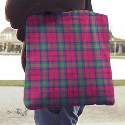 Scottish Lindsay Ancient Clan Tartan Tote Bag - Classic