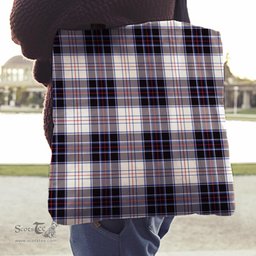 Scottish MacRae Dress Modern Clan Tartan Tote Bag - Classic