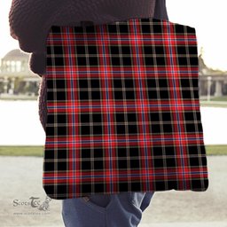 Scottish Norwegian Night Clan Tartan Tote Bag - Classic