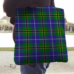 Scottish Turnbull Hunting Clan Tartan Tote Bag - Classic