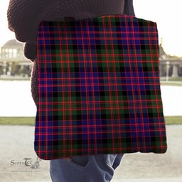 Scottish MacDonald Modern Clan Tartan Tote Bag - Classic