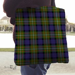 Scottish Fergusson Modern Clan Tartan Tote Bag - Classic