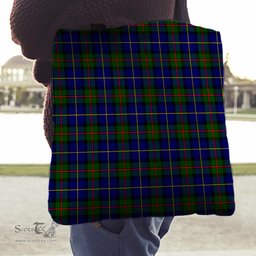 Scottish MacLeod of Harris Modern Clan Tartan Tote Bag - Classic