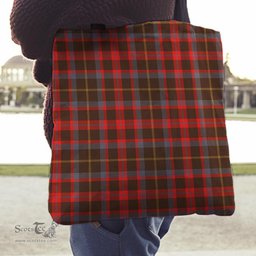 Scottish MacKintosh Hunting Weathered Clan Tartan Tote Bag - Classic