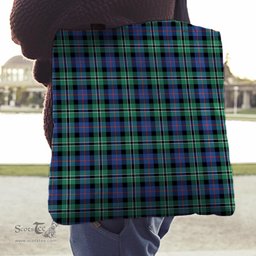Scottish Rose Hunting Ancient Clan Tartan Tote Bag - Classic