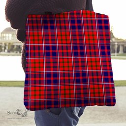 Scottish Cameron of Lochiel Modern Clan Tartan Tote Bag - Classic