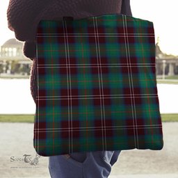 Scottish Chisholm Hunting Ancient Clan Tartan Tote Bag - Classic