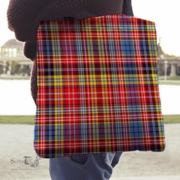 Scottish Drummond of Strathallan Clan Tartan Tote Bag - Classic
