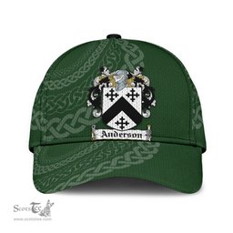 Irish Anderson Coat Of Arms - Irish Family Crest St Patrick's Day Irish Cap