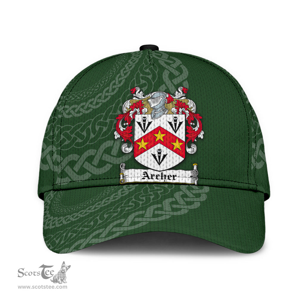 Irish Archer Coat Of Arms - Irish Family Crest St Patrick's Day Irish Cap
