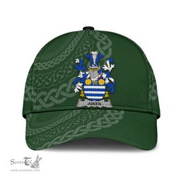 Irish Aiken Coat Of Arms - Irish Family Crest St Patrick's Day Irish Cap