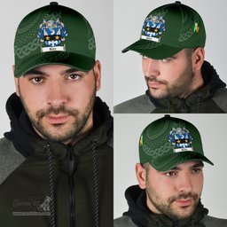 Irish Barr Coat Of Arms - Irish Family Crest St Patrick's Day Irish Cap