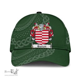 Irish Barrett Coat Of Arms - Irish Family Crest St Patrick's Day Irish Cap