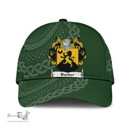 Irish Barker Coat Of Arms - Irish Family Crest St Patrick's Day Irish Cap
