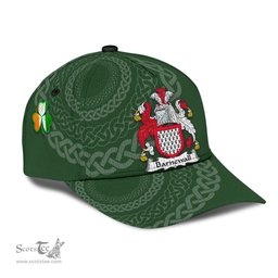 Irish Barnewall Coat Of Arms - Irish Family Crest St Patrick's Day Irish Cap