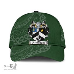 Irish Alexander Coat Of Arms - Irish Family Crest St Patrick's Day Irish Cap