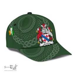 Irish Amory Coat Of Arms - Irish Family Crest St Patrick's Day Irish Cap