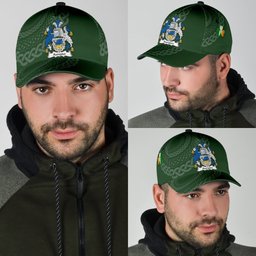 Irish Aungier Coat Of Arms - Irish Family Crest St Patrick's Day Irish Cap