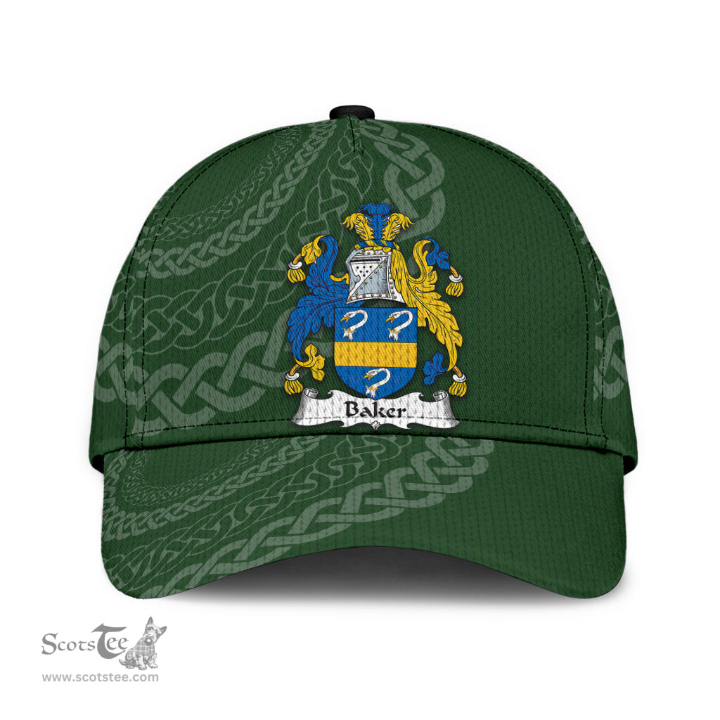 Irish Baker Coat Of Arms - Irish Family Crest St Patrick's Day Irish Cap