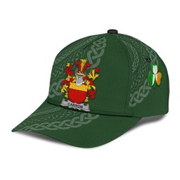 Irish Carron Coat Of Arms - Irish Family Crest St Patrick's Day Irish Cap