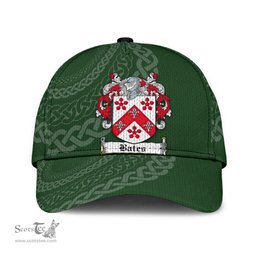 Irish Bates Coat Of Arms - Irish Family Crest St Patrick's Day Irish Cap