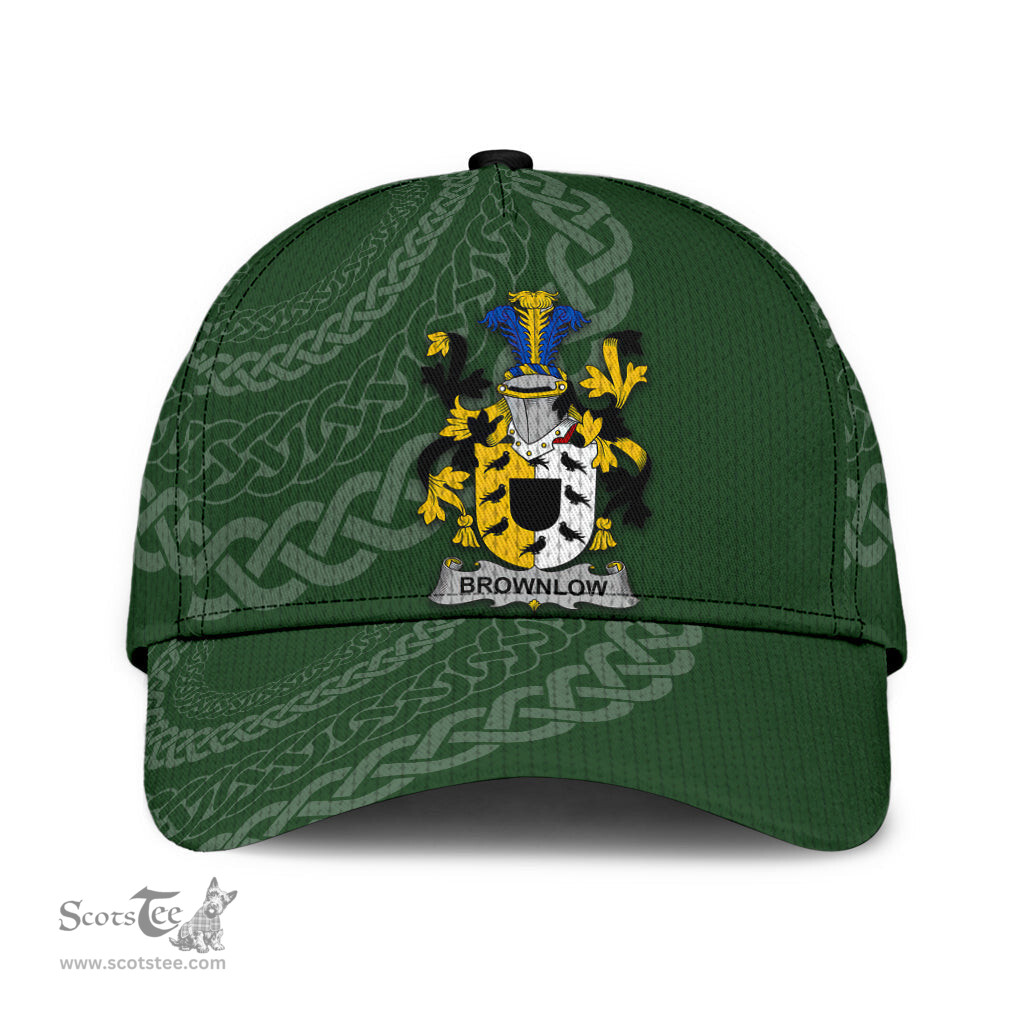 Irish Brownlow Coat Of Arms - Irish Family Crest St Patrick's Day Irish Cap