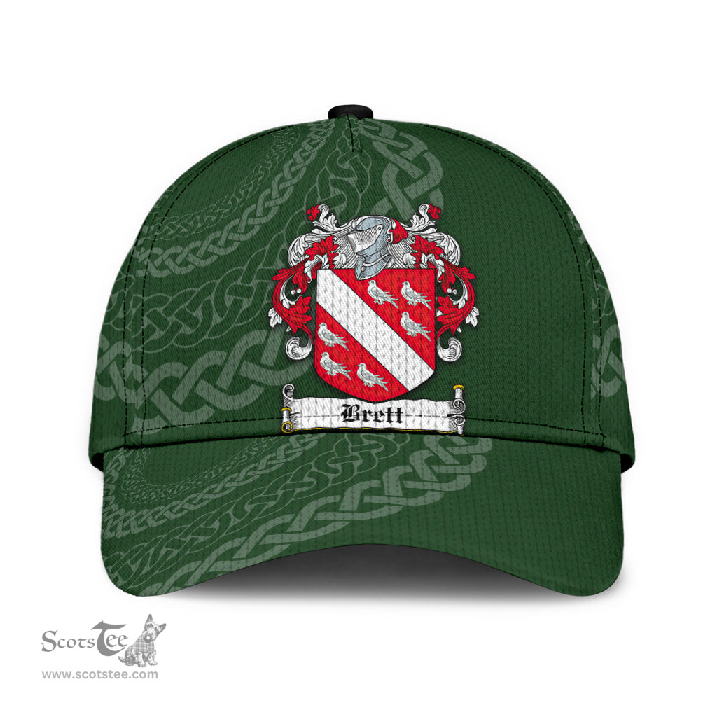 Irish Brett Coat Of Arms - Irish Family Crest St Patrick's Day Irish Cap