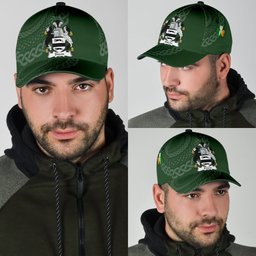 Irish Biscoe Coat Of Arms - Irish Family Crest St Patrick's Day Irish Cap